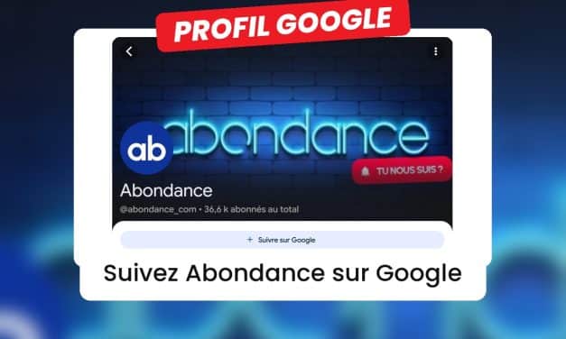 Profil dans la Recherche Google : suivez Abondance et créez le vôtre