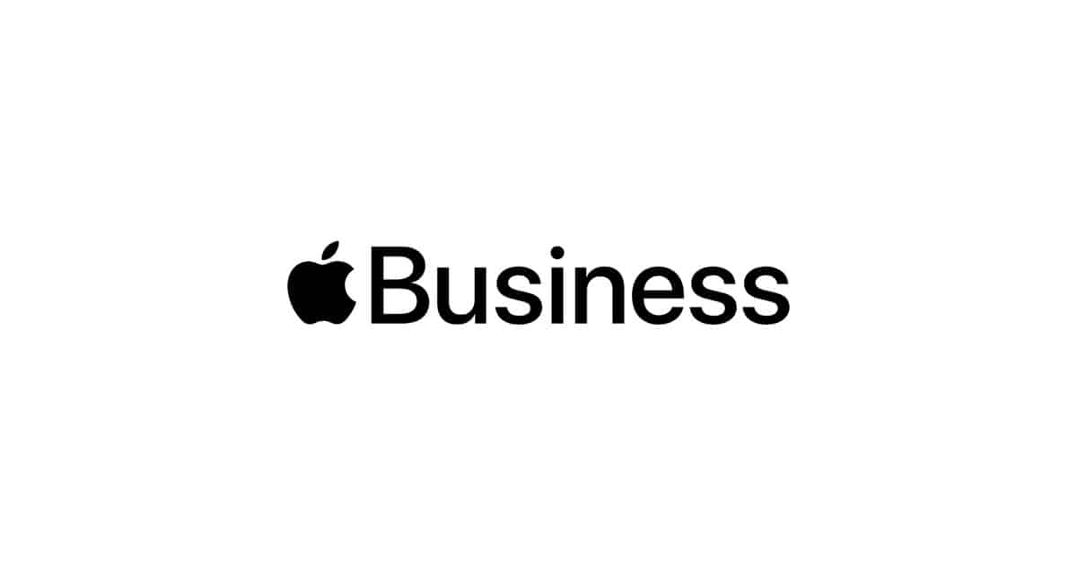 Logo de Apple Business