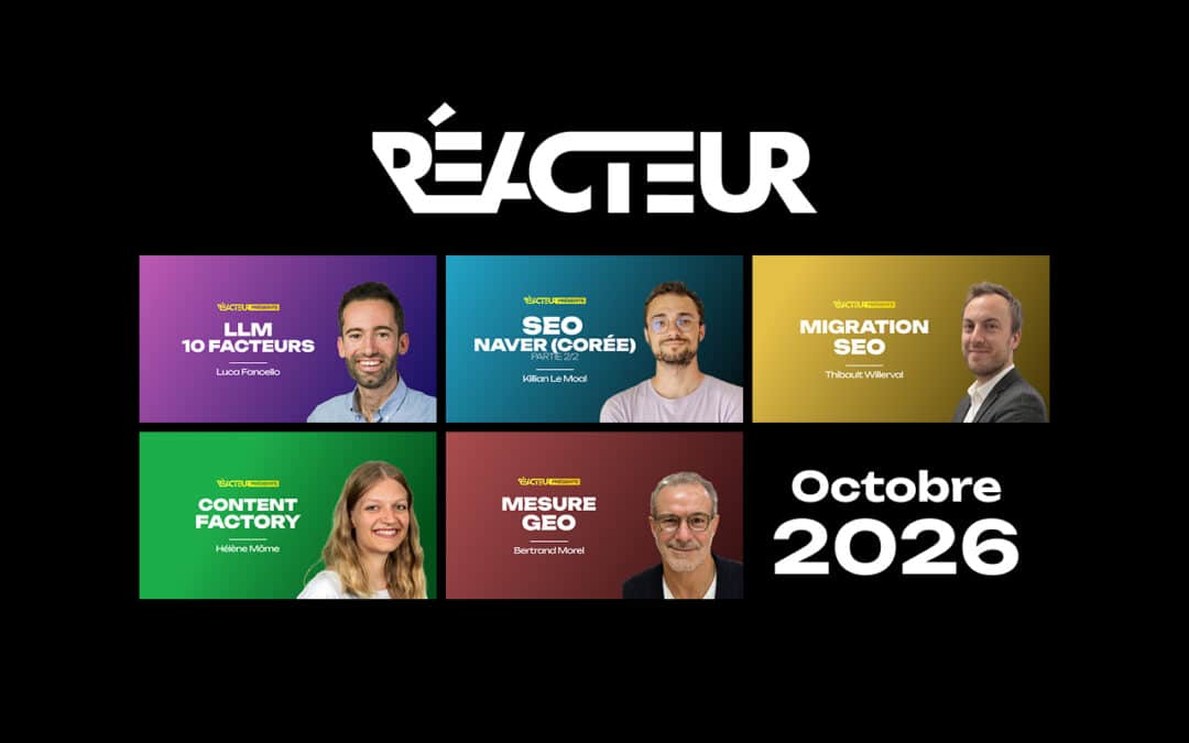 L’édition d&rsquo;octobre 2026 de Réacteur est en ligne !