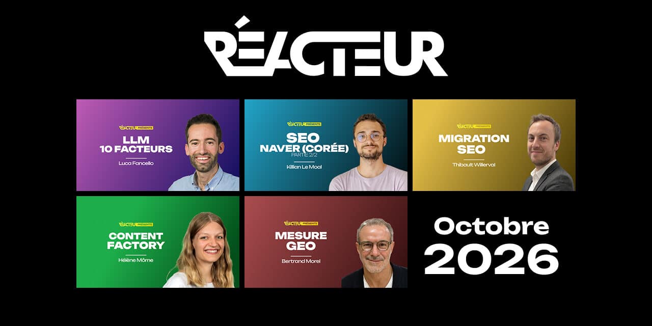 L’édition d&rsquo;octobre 2026 de Réacteur est en ligne !