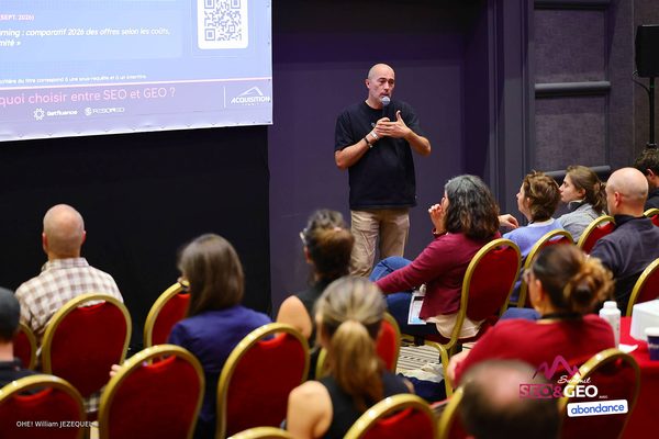 Conférence Getfluence au SEO & GEO Summit 2026