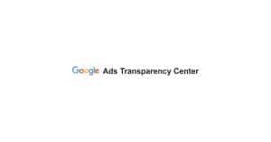 Centre de transparence publicitaire Google