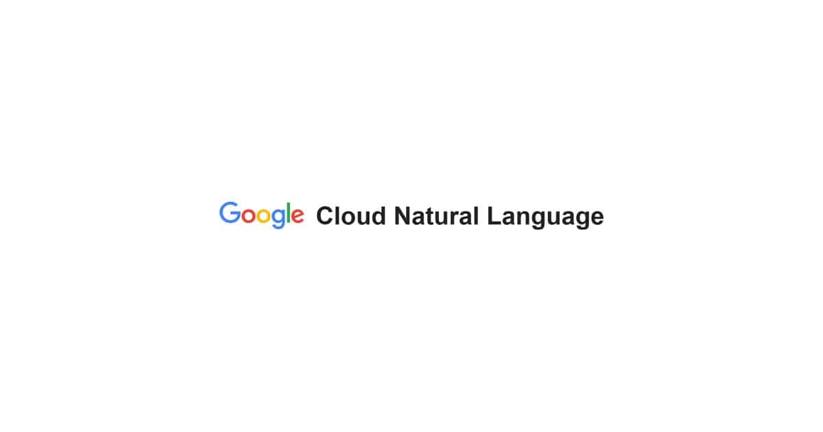Logo de Google Cloud Natural Language API