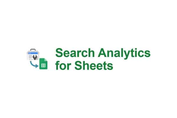 Logo de Search Analytics for Sheets