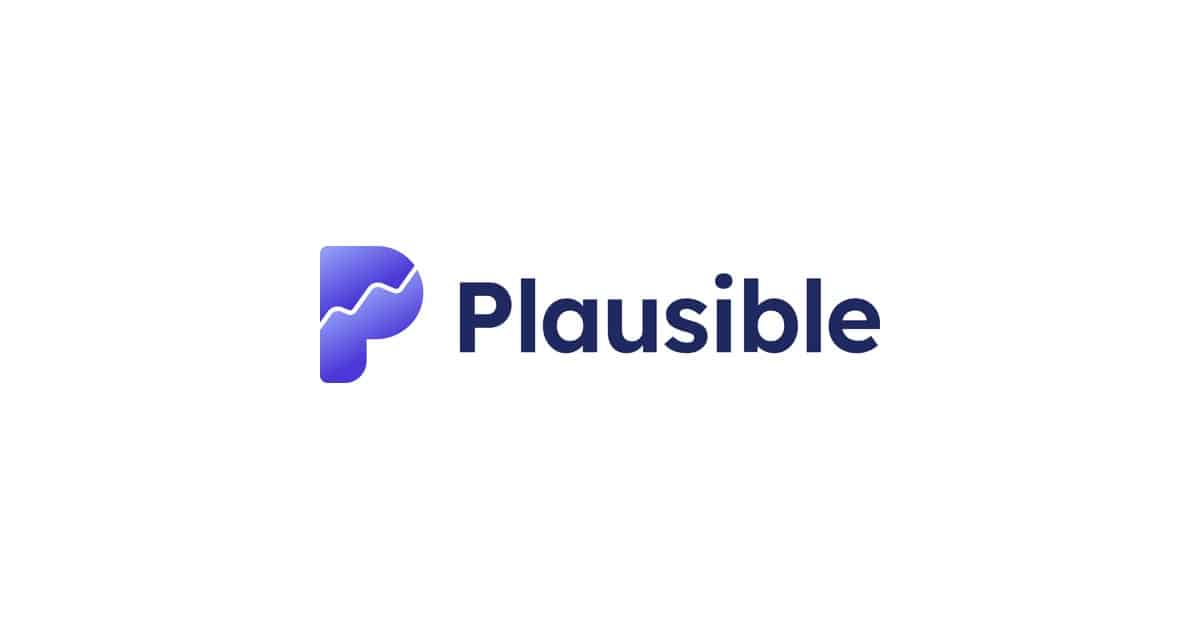 Logo de Plausible Analytics