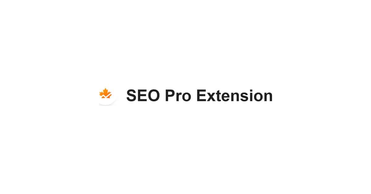 Logo de SEO Pro Extension