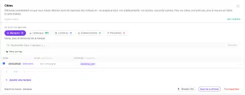 Suivi des produits, établissements et experts - Traaker