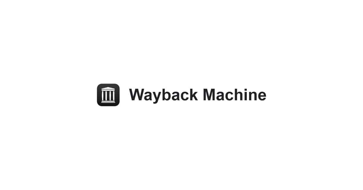 Logo de Wayback Machine